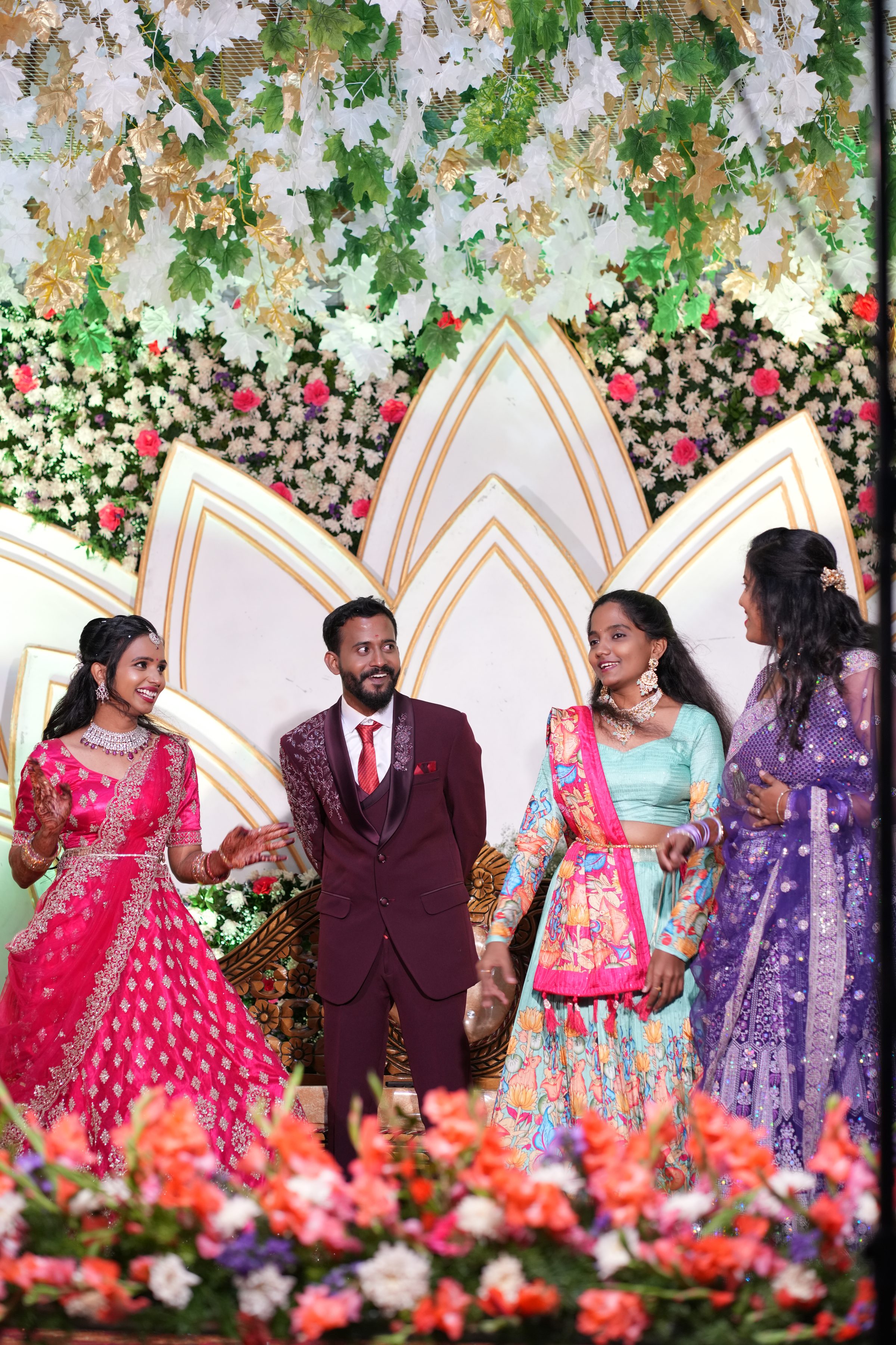 Bride portrait suited to a fine-art wedding album, by Lumeora Studios in Bangalore